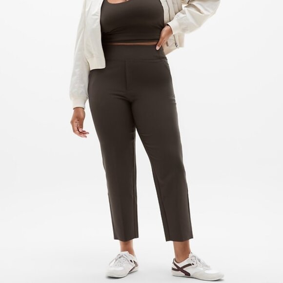 Athleta Elm Green Endless High Rise Pant Size 18 - Picture 1 of 8